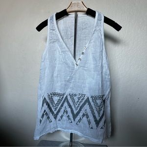 Tank Top White Size Small/Medium Women’s Top